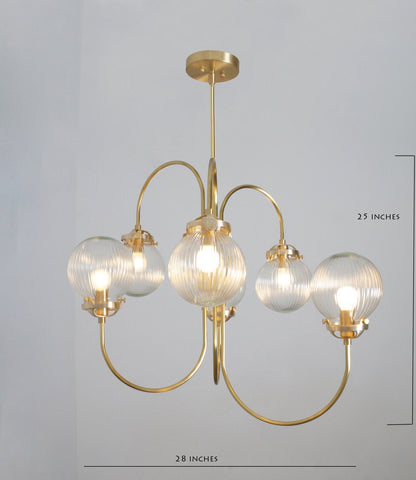 Handmade Brass Chandelier