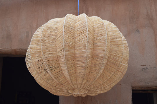 Hanging Straw Lamp